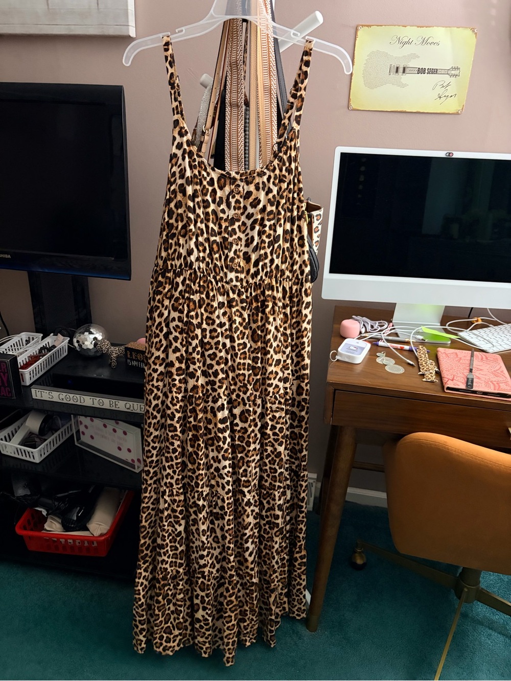 torrid Leopard Print Maxi Dress in Brown and Black